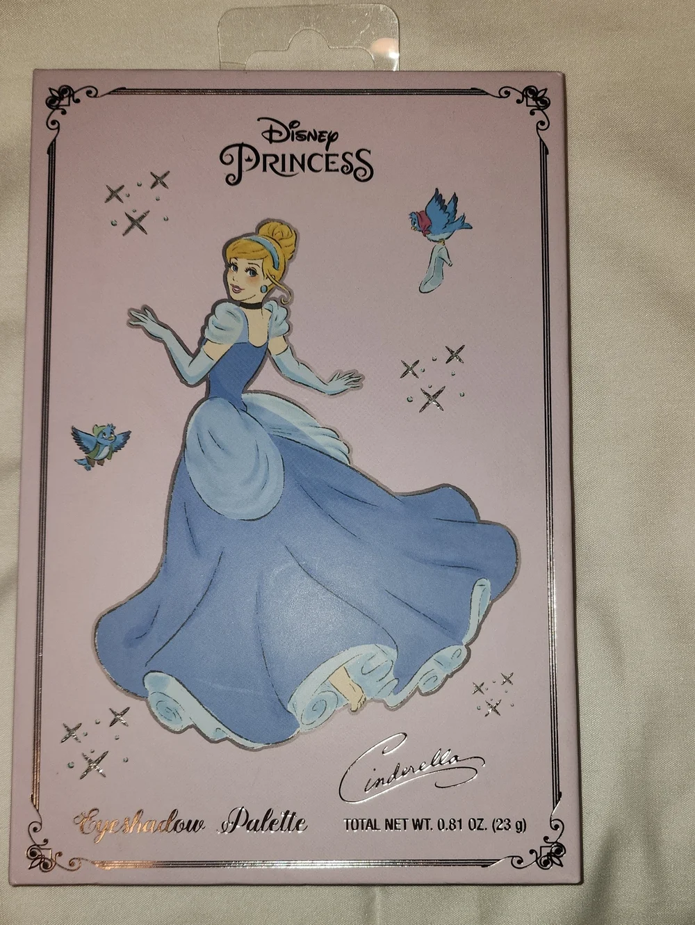 Disney Princess Cinderella Eyeshadow Palette - Blue & Pink Packaging